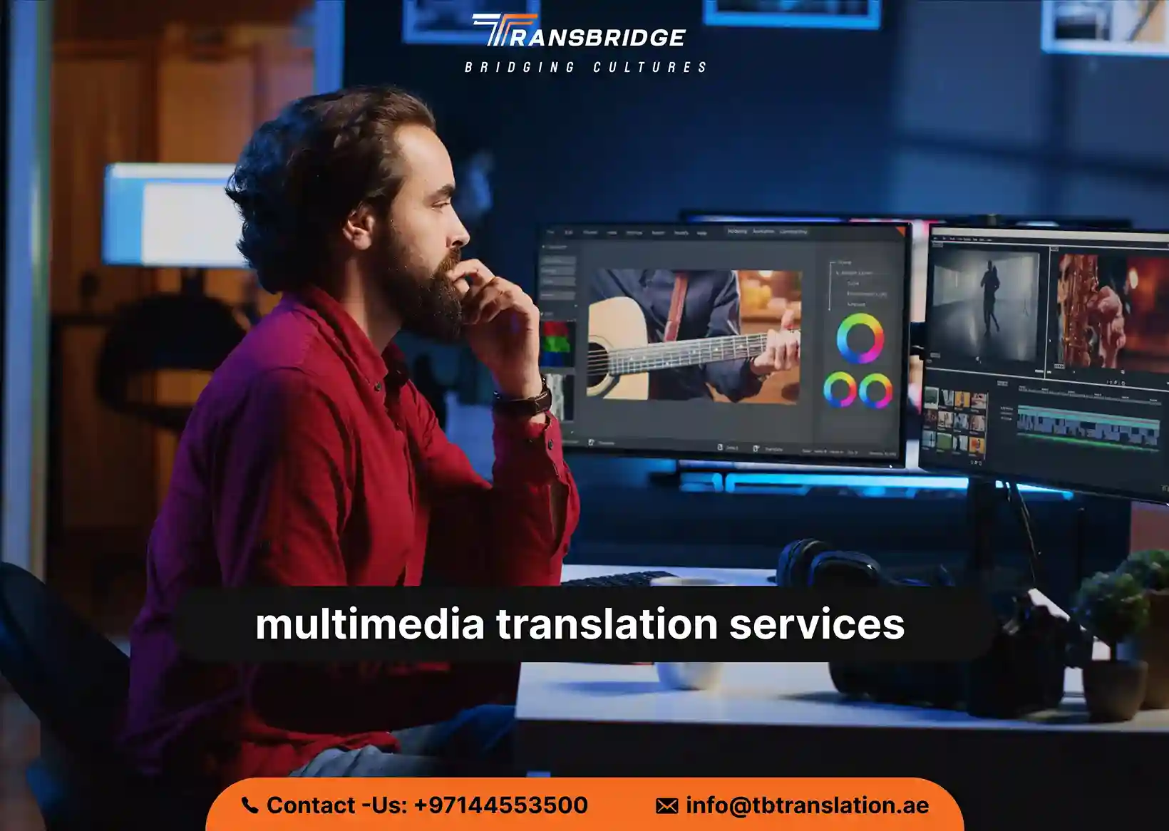 Professional Multimedia Translation Services in UAE | TransBridge